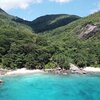 Seychelles, Mahe, Anse Major beach, aerial view