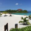 Seychelles, Mahe, Eden Island, beach, palms