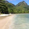 Seychelles, Mahe, Port Glaud beach, hill
