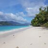 Seychelles, Mahe, Therese islet, beach, wet sand