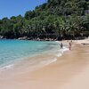 Seychelles, Mahe, Top Soleil beach, water edge