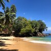 Seychelles, Mahe, Top Soleil beach, wet sand