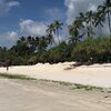 Tanzania, Zanzibar, Pwani Mchangani beach, view from water