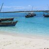 Tanzania, Zanzibar, Sunshine beach, boats to Mnemba