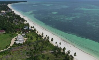 Tanzania, Zanzibar, Uroa beach, aerial view