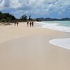 Antigua, Runaway Bay beach, left