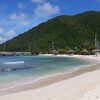 BVI, Tortola, Nanny Cay beach, palm