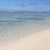 Cook Islands, Rarotonga, Murivai beach, clear water