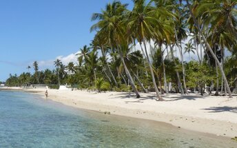 Dominican Republic, Juan Dolio beach, view from water