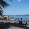 Dominican Republic, Palmar De Ocoa beach, palm shade