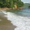 Dominican Republic, Playa Cayacoa beach, bridge