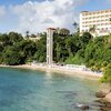 Dominican Republic, Playa Cayacoa beach, resort atop