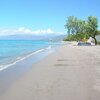Dominican Republic, Playa Chiquita beach, wet sand