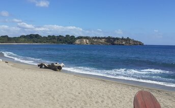 Dominican Republic, Playa de Nizao beach, left