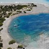 Dominican Republic, Playa El Derrumbao beach, aerial view