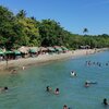 Dominican Republic, Playa Palenque beach, view from water