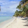 Dominican Republic, Saona, Canto de la Playa beach, sunbeds