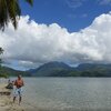 French Polynesia, Raiatea, Motu Iriru islet, water edge