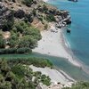 Greece, Crete, Preveli beach, view from parking