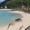 Japan, Amami, Amami Oshima, Yakiuchi beach, stairway