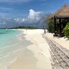 Maldives, Gaafu, Falhumaafushi island, beach on remoted islet
