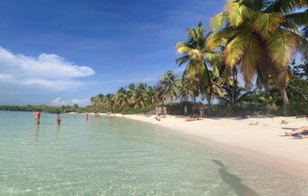 Mexico, Yucatan, Isla Contoy island, beach
