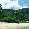Seychelles, Mahe, Avani Barbarons beach, view from water