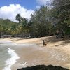 Tobago, Arnos Vale beach, water edge