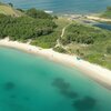 Antigua, Deep Bay beach, aerial view, north