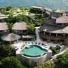 BVI, Tortola, Buck Island, resort, aerial view