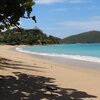 BVI, Virgin Gorda, Mahoe Bay beach, view to south