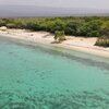 Dominicana, Cabo Rojo beach, view from water