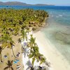 Dominicana, Playa Aserradero beach, aerial view, left