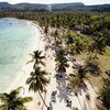 Dominicana, Playa Aserradero beach, aerial view, right