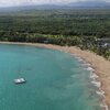 Dominicana, Playa Bergantin beach, aerial view