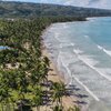 Dominicana, Playa Coson beach, aerial view