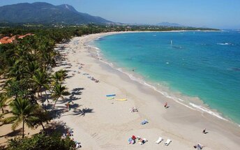 Dominicana, Playa El Chaparral beach, aerial view