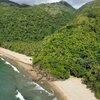 Dominicana, Playa El Valle beach, aerial view