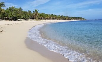 Dominicana, Playa Grande Luperon beach, water edge