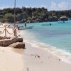 Dominicana, Playa La Cueva beach, rocks