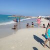 Egypt, Marina El Alamein beach, crowd