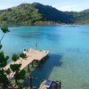 French Polynesia, Huahine, Motu Murimaora island, pier