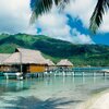 French Polynesia, Huahine, Sofitel Heiva beach, overwater bungalows