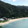 Japan, Amami Oshima, Kuninao beach, view from above