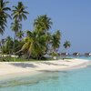 Maldives, Gaafu, Huvadhoo island, view from pier