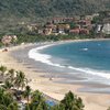 Mexico, Ixtapa Zihuatanejo beach, view from above