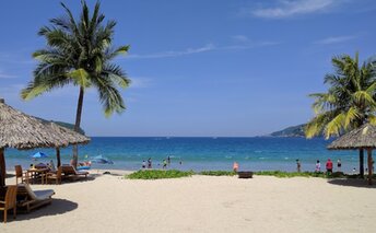 Mexico, Playa la Ropa beach, white sand