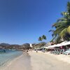 Mexico, Playa las Gatas beach, wet sand