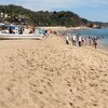 Mexico, Puerto Escondido, Playa Zipolite beach, sand