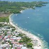 Philippines, Malapascua, Kabatangan beach, aerial view